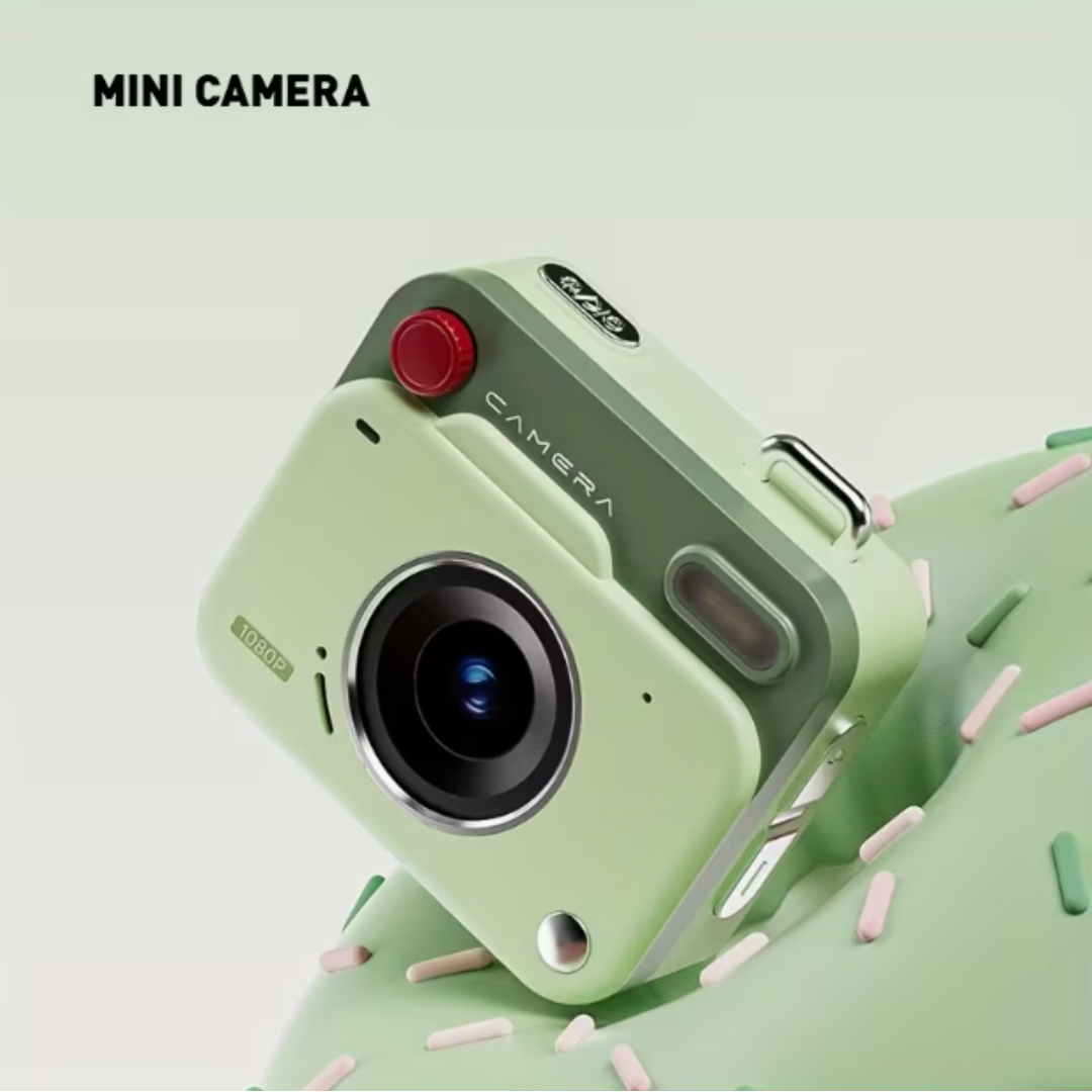 MINI CAMÉRA RÉTRO 1080P - HAUTE QUALITÉ & FORMAT ULTRA COMPACT