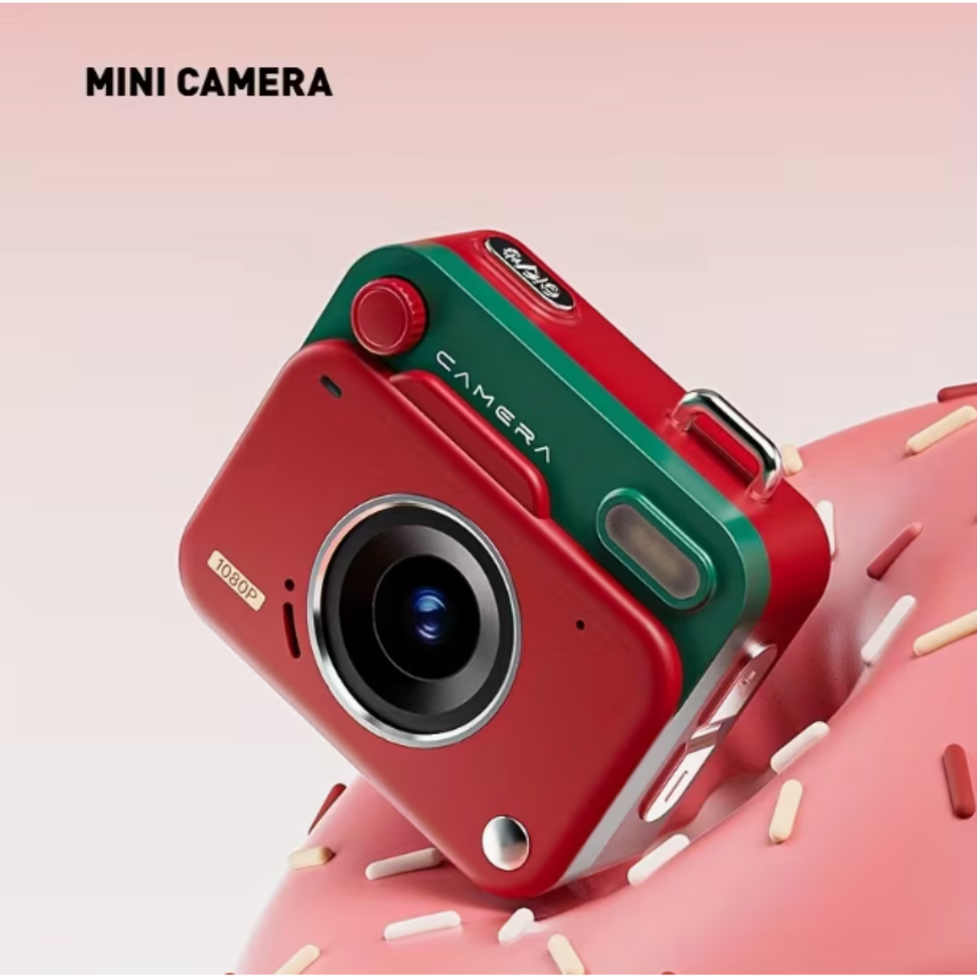 MINI CAMÉRA RÉTRO 1080P - HAUTE QUALITÉ & FORMAT ULTRA COMPACT