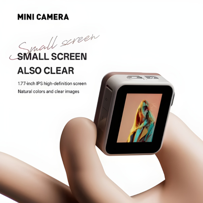 MINI CAMÉRA RÉTRO 1080P - HAUTE QUALITÉ & FORMAT ULTRA COMPACT