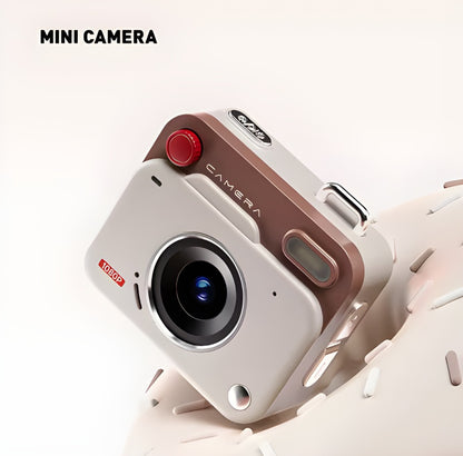 MINI CAMÉRA RÉTRO 1080P - HAUTE QUALITÉ & FORMAT ULTRA COMPACT